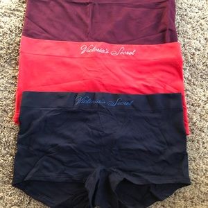 3 pairs of Victoria’s Secret panties. Size medium. Shortie NWT!